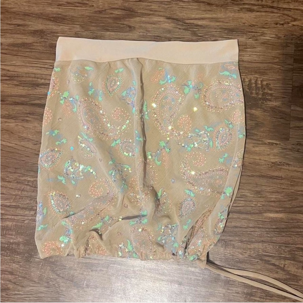 vintage sequin tube top